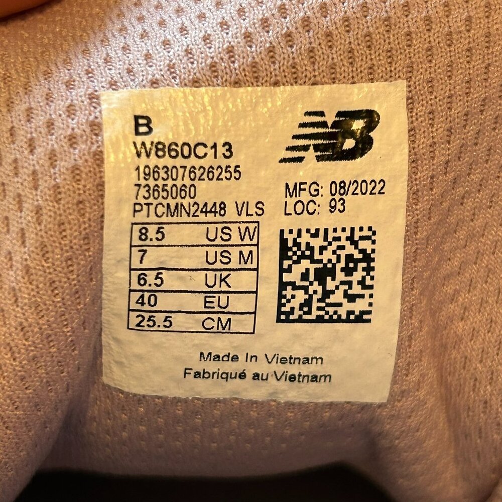 NEW BALACE Women's B Narrow  Sz 8.5 in Earth Shadow / Fresh Foam X860 - Picture 7 of 8